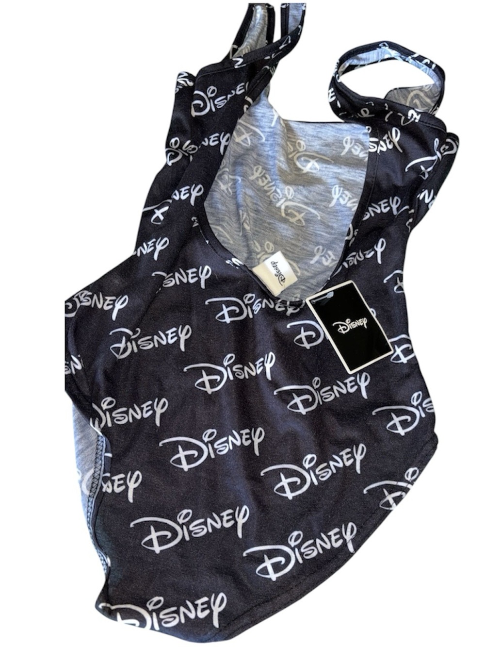 NWT Disney swim wear one piece open back size 8 small flaw as shown on photos
